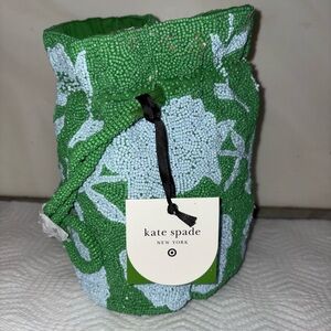 Kate Spade X TARGET Green and White Beaded Bag